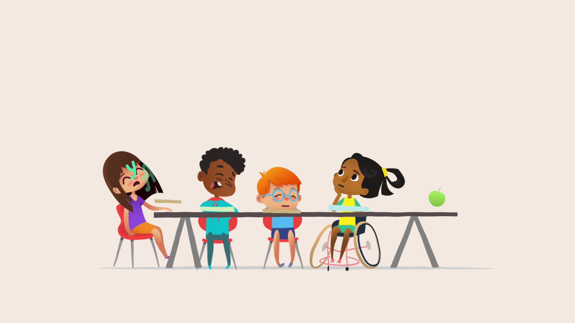 Colorful GO! Curriculum animation